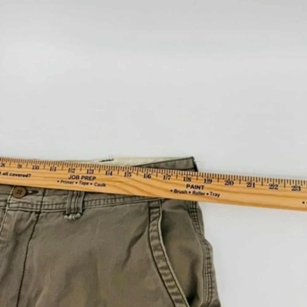 Y2k Polo‎ Ralph Lauren Cargo Shorts Baggy Mens 35 Green Classic Heavy Utility